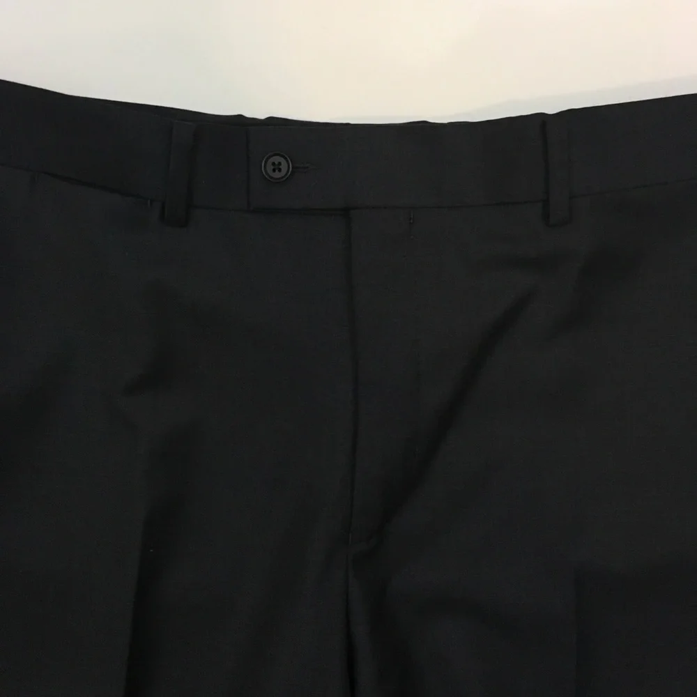 Dkny 44r mens suit solid gray slim fit 2 piece 100% wool 2 buttons new ea0079